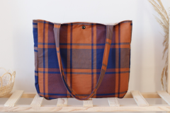 Zigzagdikis Hardal Laci Ekose Kaşmir Kol Çantası