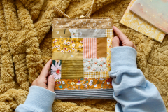 Zigzagdikis Kırkyama Kapitone Kitap Kılıfı