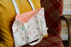 Zigzagdikis Desenli Pamuklu Mini Çanta-2