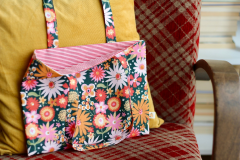 Zigzagdikis Desenli Pamuklu Mini Çanta-6