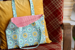 Zigzagdikis Desenli Pamuklu Mini Çanta-8