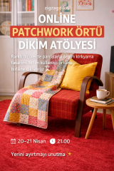 Zigzagdikis Online Patchwork (Kırkyama) Örtü Dikim Atölyesi