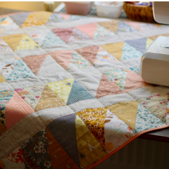 Zigzagdikis Patchwork & Kırkyama Kapitone Örtü