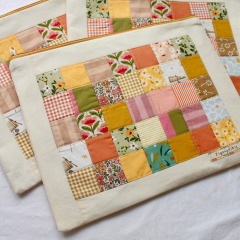YENİ Zigzagdikiş Patchwork- Kırkyama Laptop & Tablet & Defter Çantası