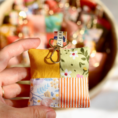 Zigzagdikis Patchwork & Kırkyama Mini Yastık Anahtarlık