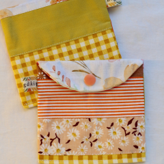 Zigzagdikis Patchwork/ Kırkyama 2li Mini Cüzdan -2