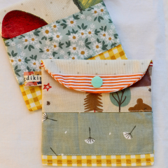 Zigzagdikis Patchwork/ Kırkyama 2li Mini Cüzdan -3